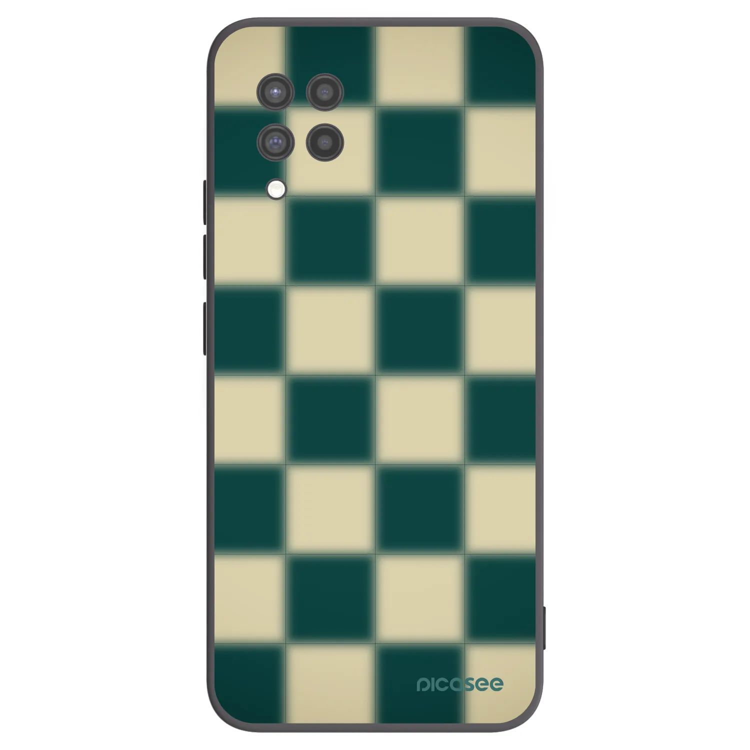 Picasee silikonový černý obal pro Samsung Galaxy A42 A426B - Shadow Chess