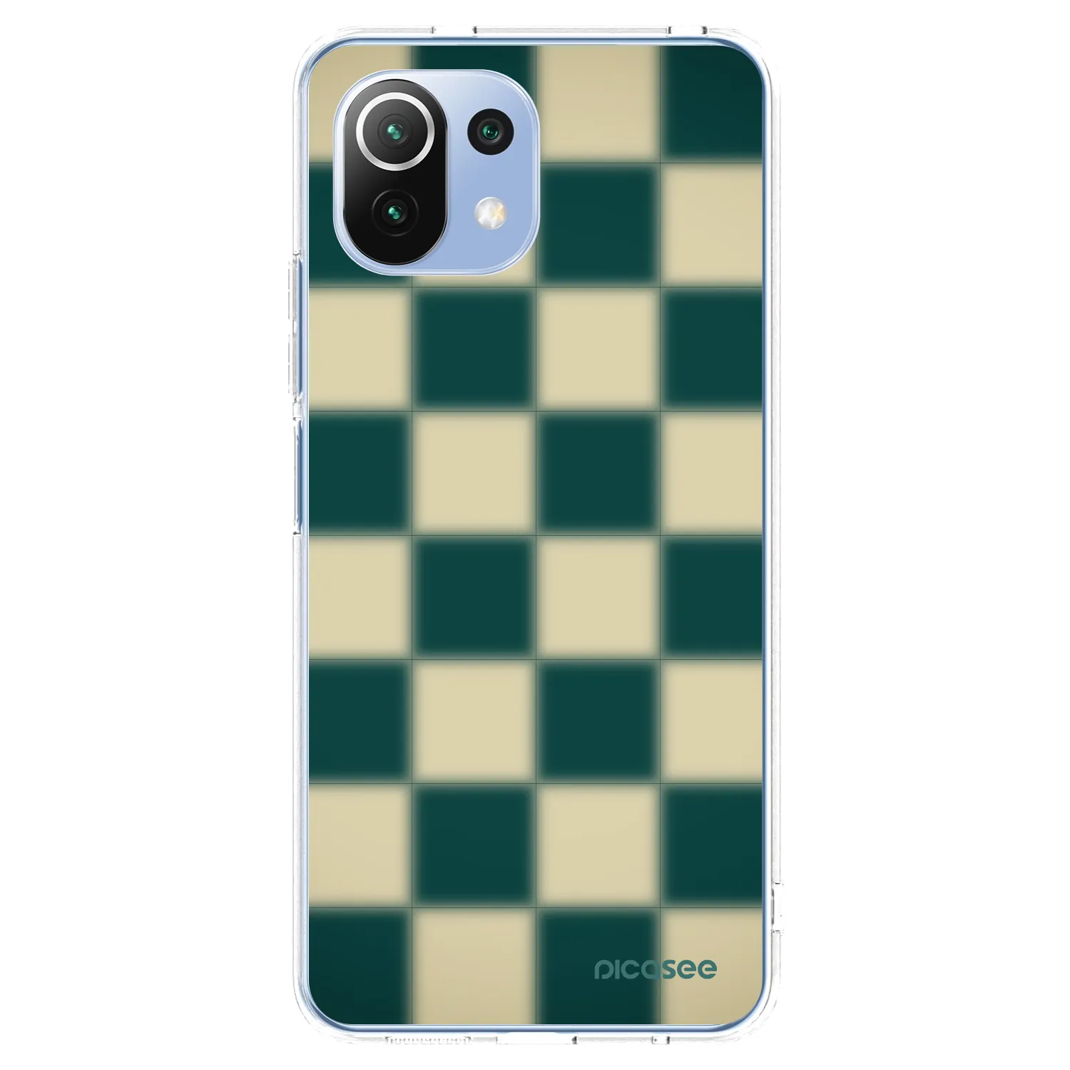 Picasee silikonový průhledný obal pro Xiaomi Mi 11 Lite - Shadow Chess
