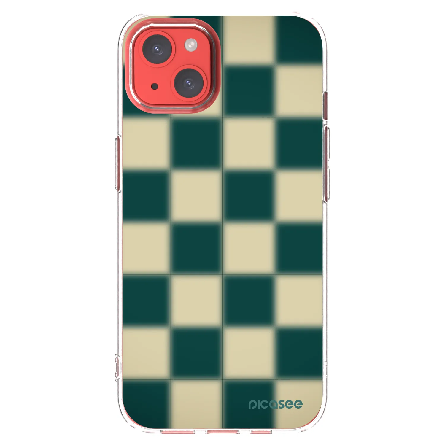 Picasee silikonový průhledný obal pro Apple iPhone 13 - Shadow Chess