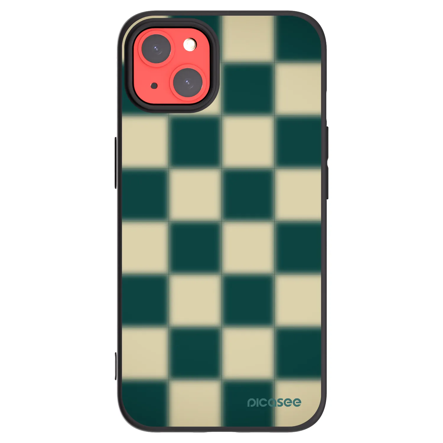 Picasee silikonový černý obal pro Apple iPhone 13 - Shadow Chess