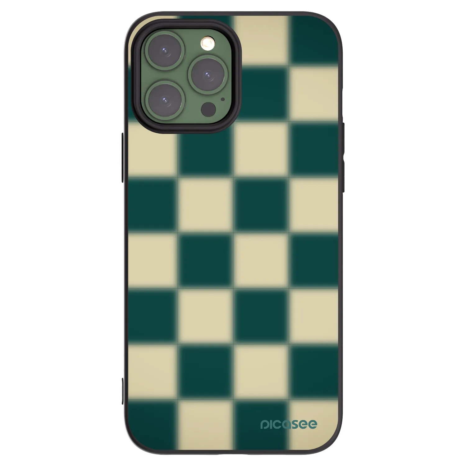 Picasee silikonový černý obal pro Apple iPhone 13 Pro Max - Shadow Chess