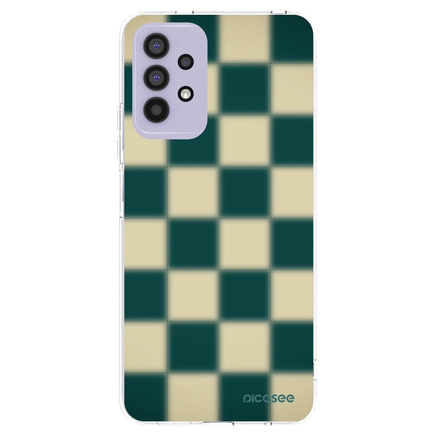 Picasee silikonový průhledný obal pro Samsung Galaxy A32 4G SM-A325F - Shadow Chess