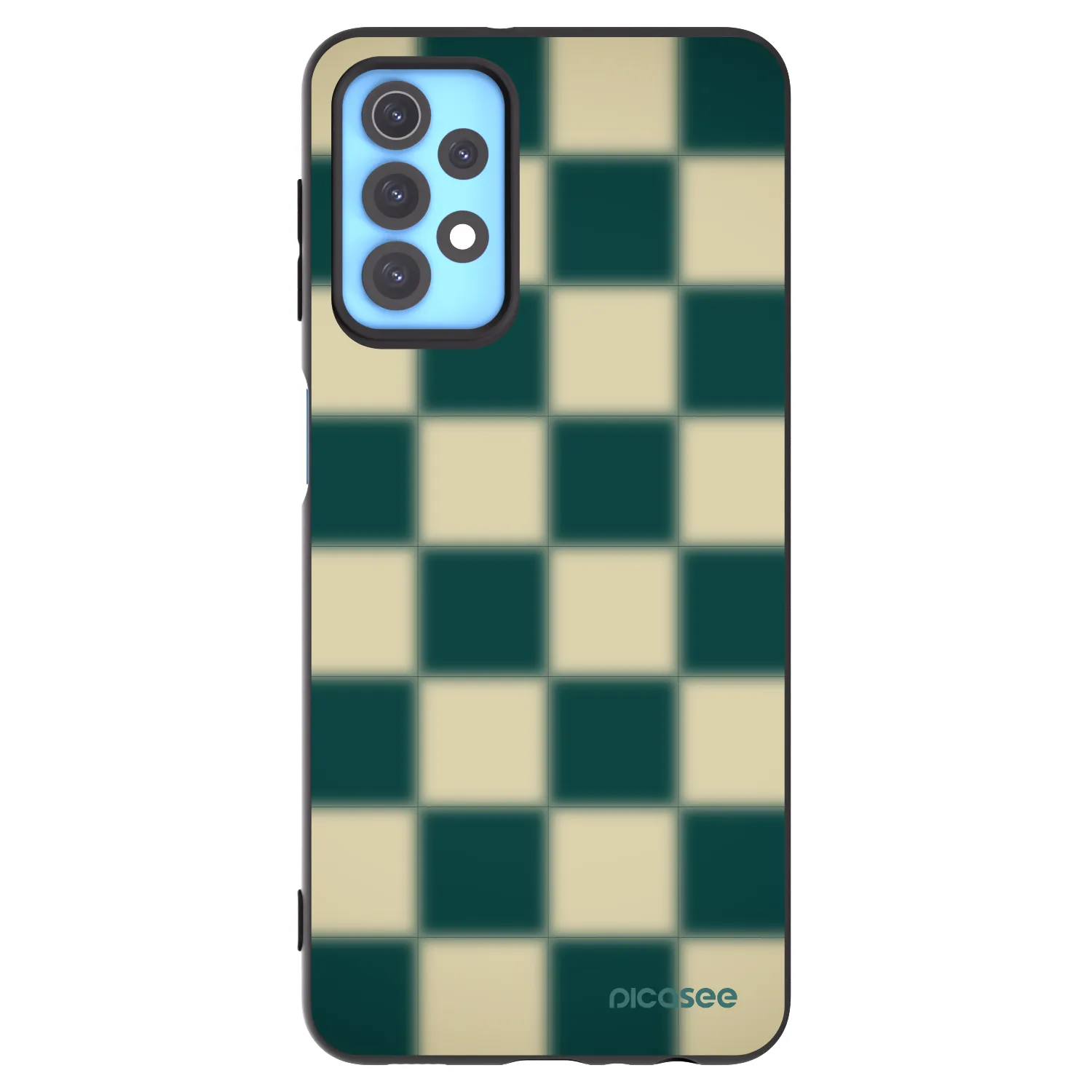 Picasee silikonový černý obal pro Samsung Galaxy A32 4G SM-A325F - Shadow Chess