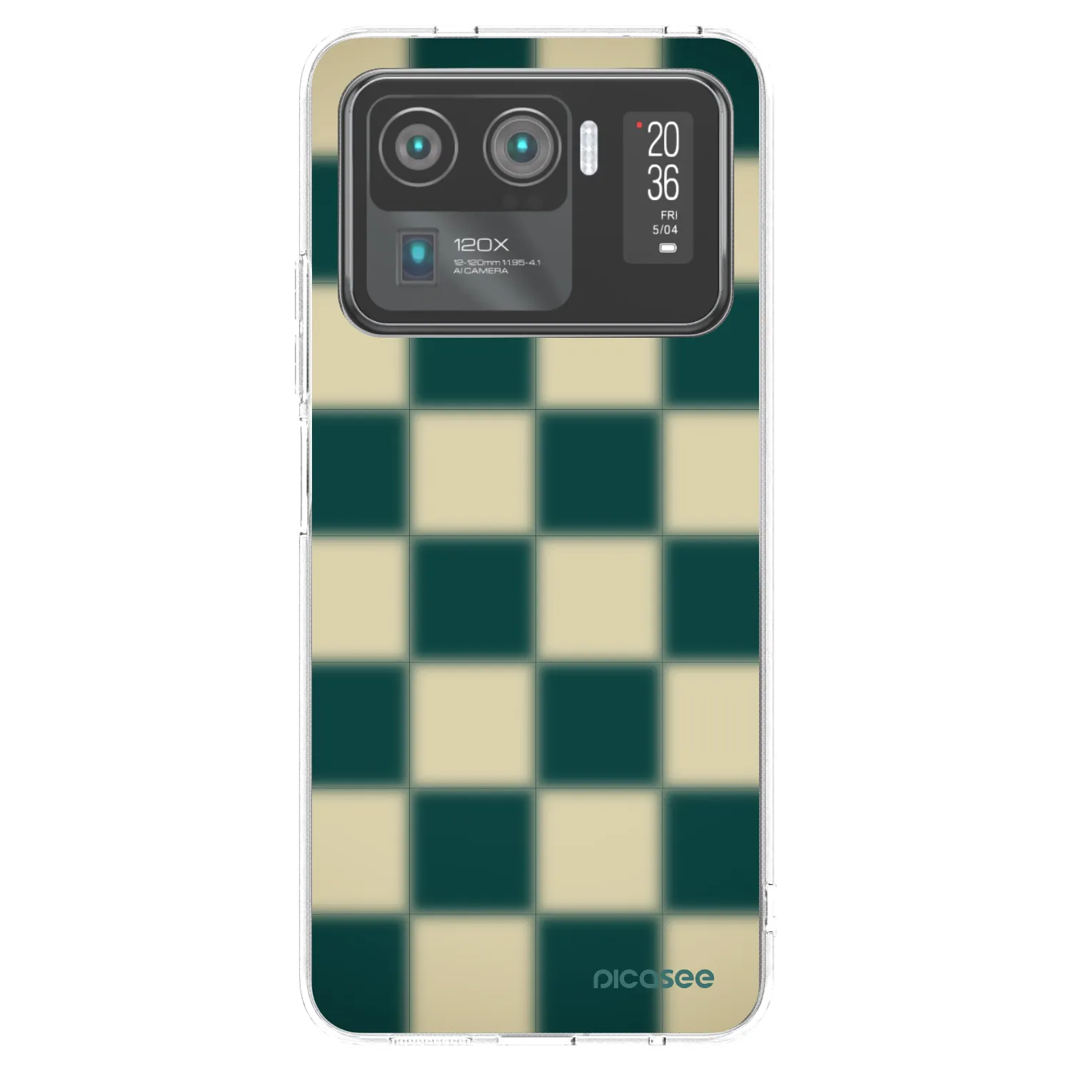 Picasee silikonový průhledný obal pro Xiaomi Mi 11 Ultra - Shadow Chess