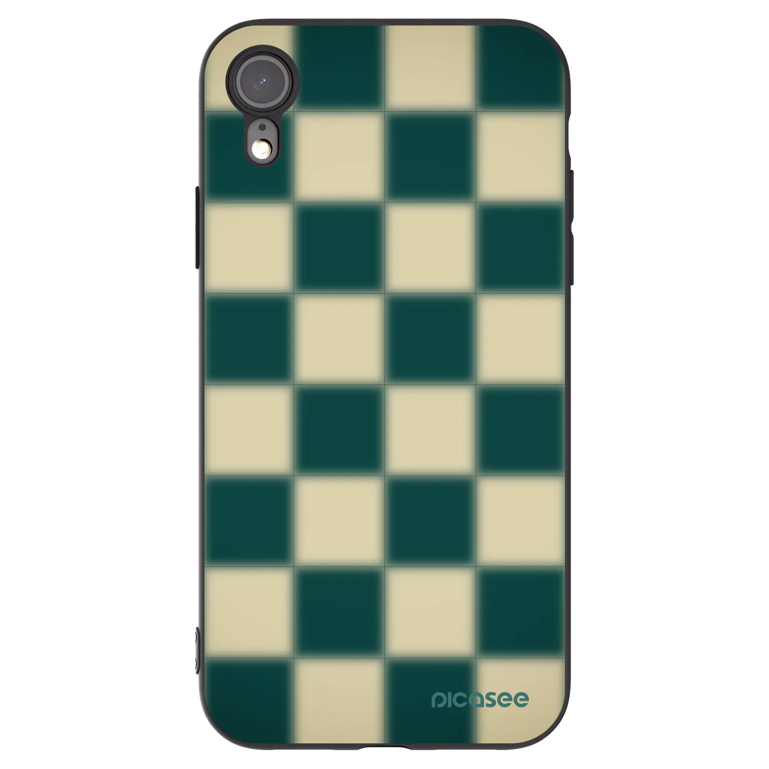 Picasee silikonový černý obal pro Apple iPhone XR - Shadow Chess