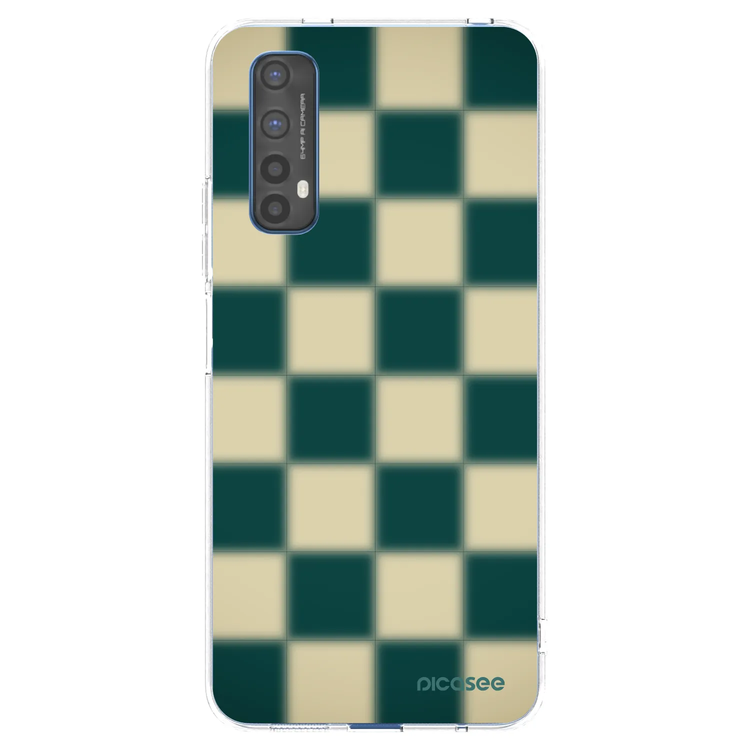 Picasee silikonový průhledný obal pro Realme 7 - Shadow Chess
