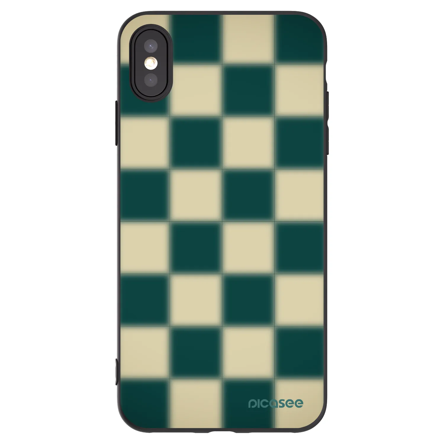 Picasee silikonový černý obal pro Apple iPhone XS Max - Shadow Chess