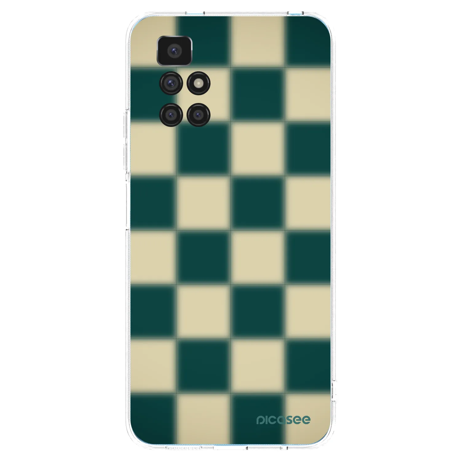 Picasee silikonový průhledný obal pro Xiaomi Redmi 10 - Shadow Chess
