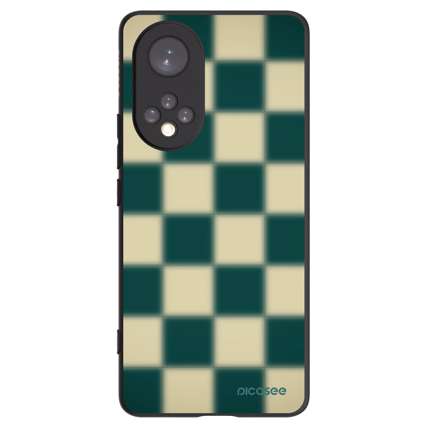 Picasee silikonový černý obal pro Honor 50 5G - Shadow Chess