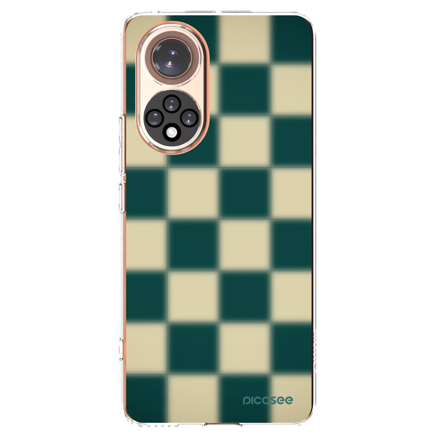 Picasee silikonový průhledný obal pro Honor 50 5G - Shadow Chess