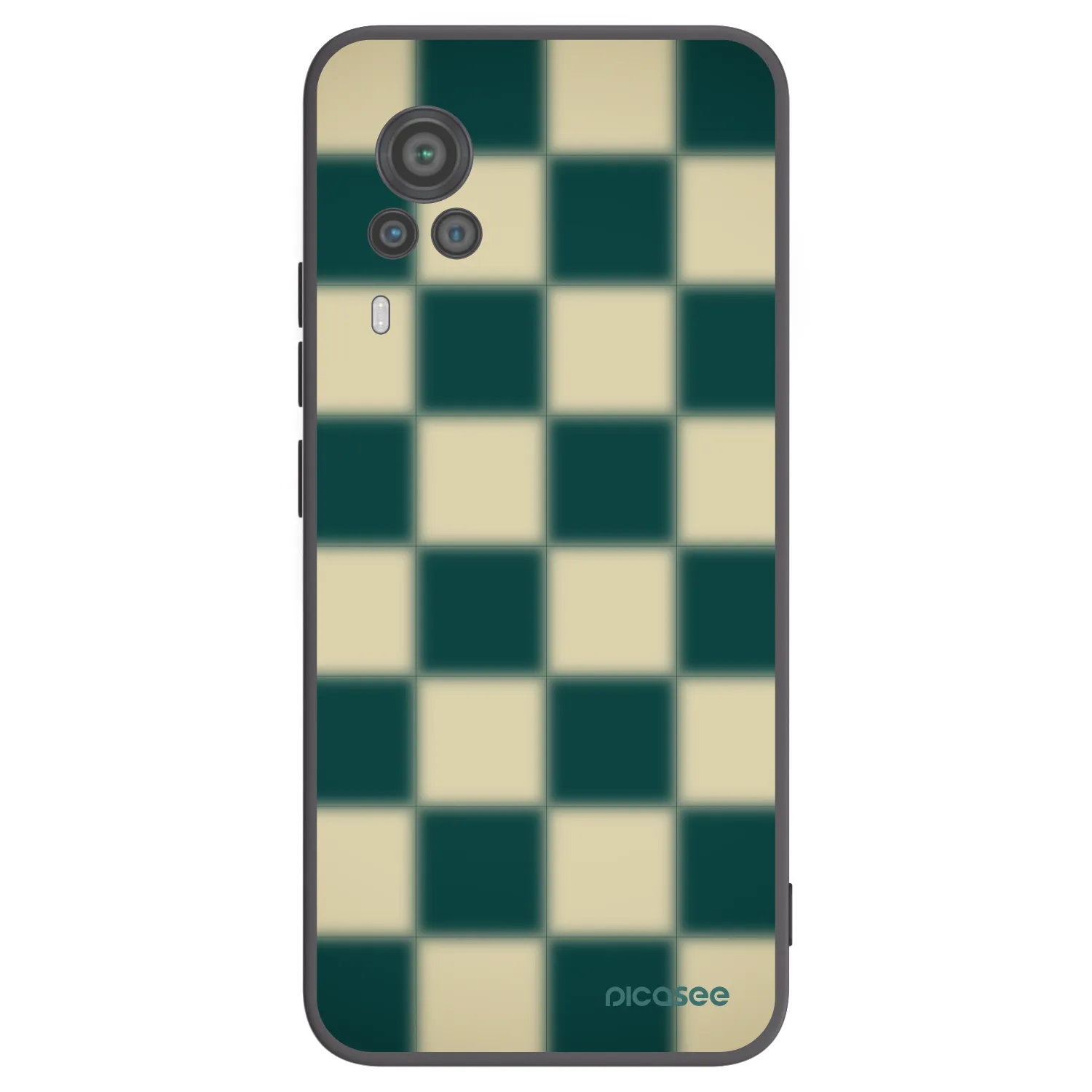Picasee silikonový černý obal pro Vivo X60 Pro 5G - Shadow Chess
