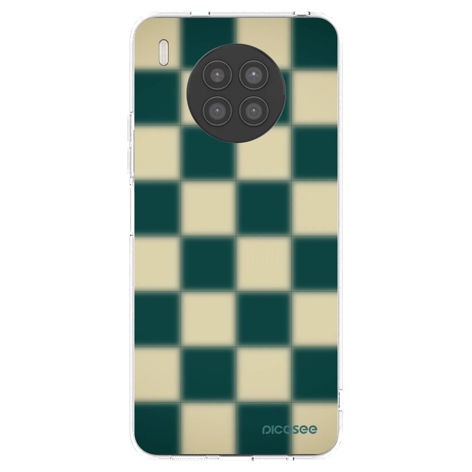 Picasee silikonový průhledný obal pro Huawei Nova 8i - Shadow Chess