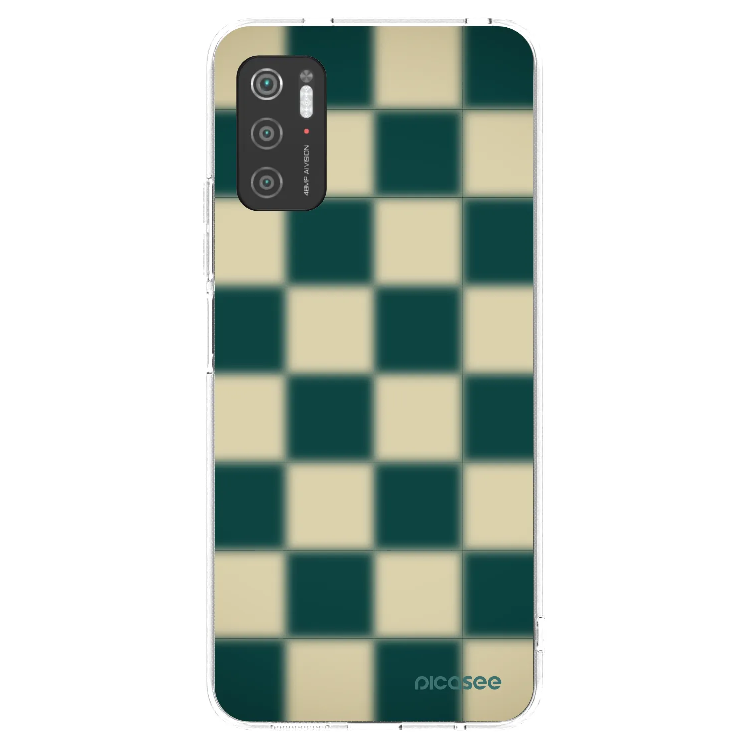Picasee silikonový průhledný obal pro Xiaomi Poco M3 Pro 5G - Shadow Chess