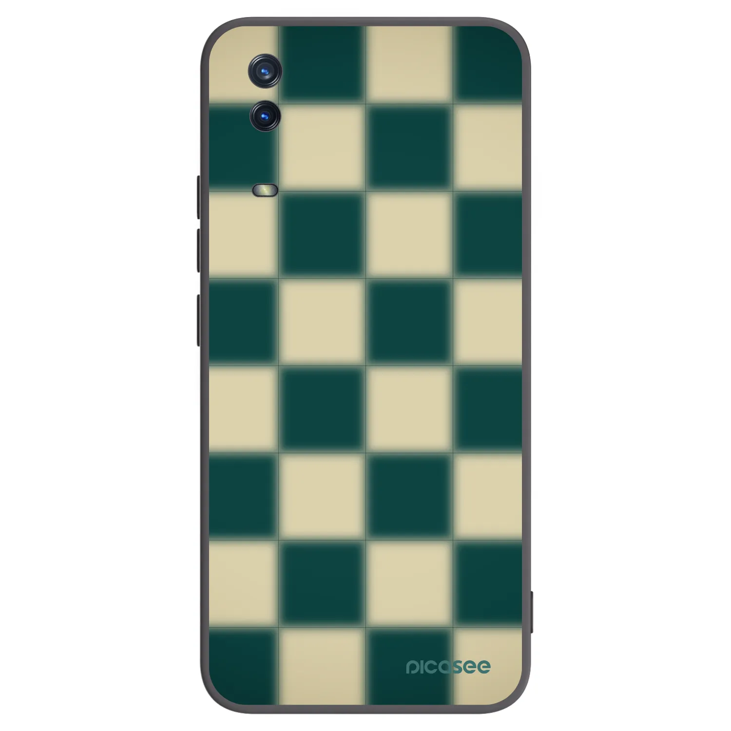 Picasee silikonový černý obal pro Vivo Y11s - Shadow Chess