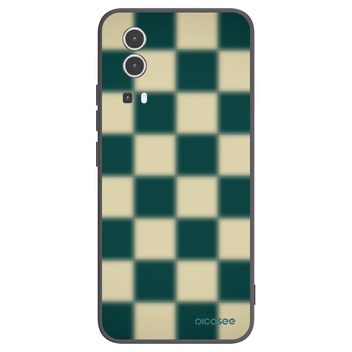 Picasee silikonový černý obal pro Vivo Y72 5G - Shadow Chess