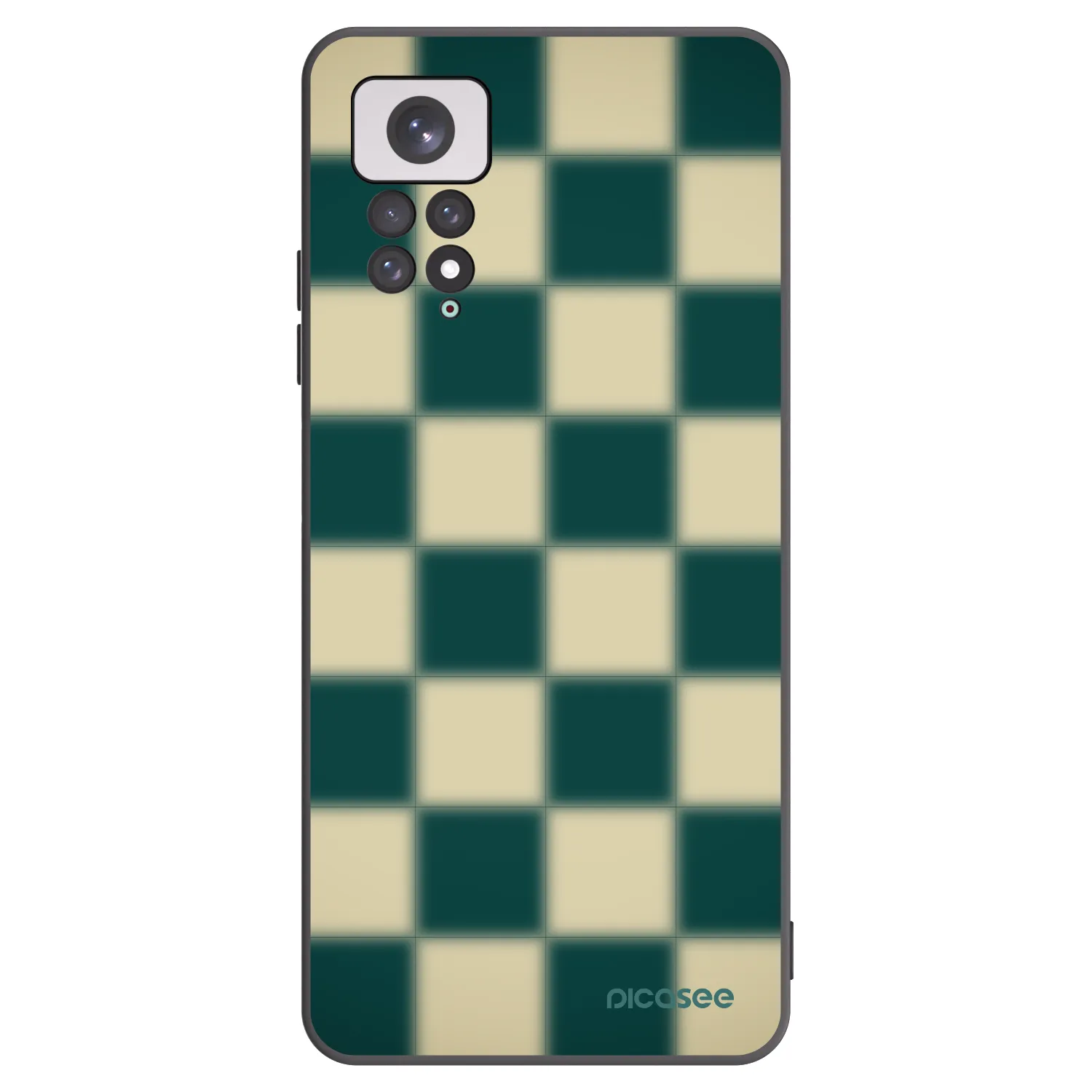 Picasee silikonový černý obal pro Xiaomi Redmi Note 11 - Shadow Chess