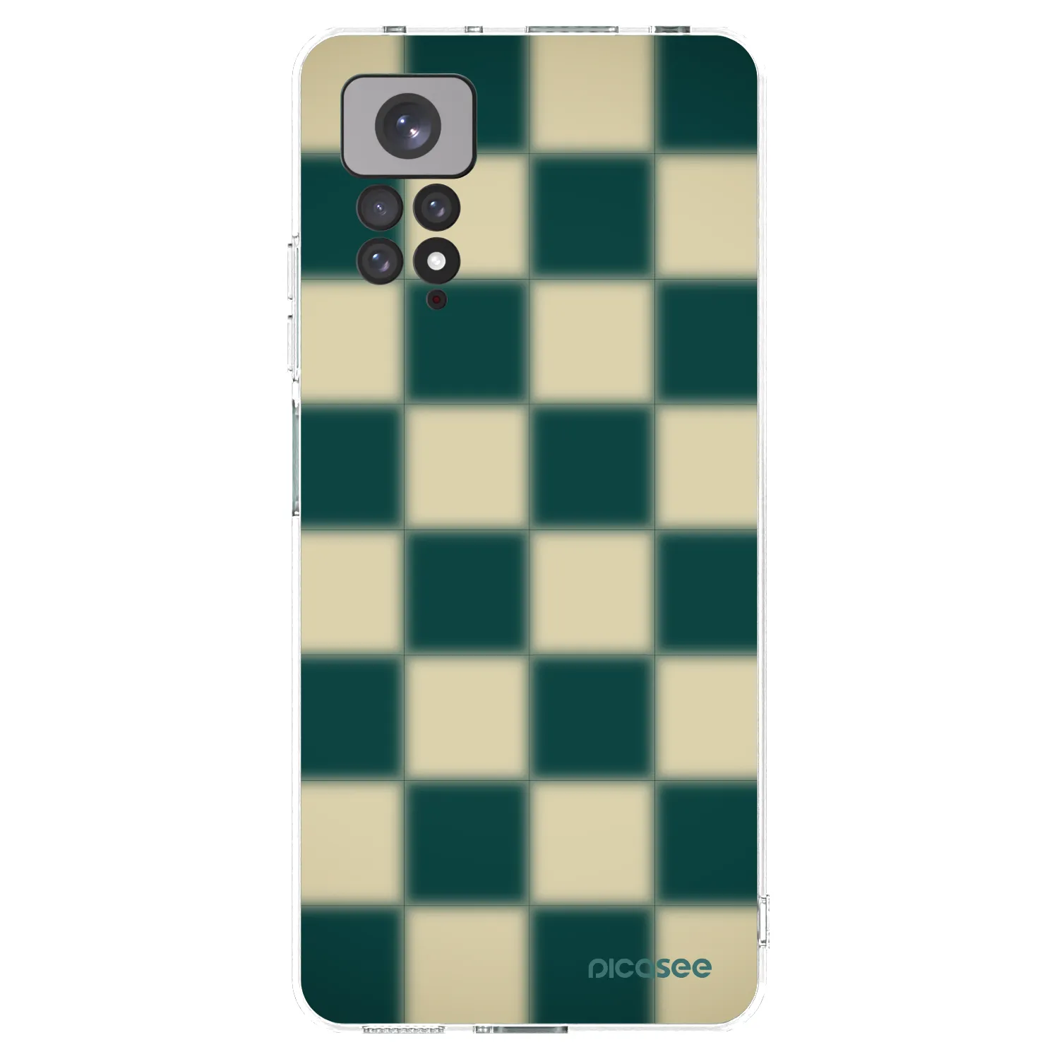 Picasee silikonový průhledný obal pro Xiaomi Redmi Note 11 - Shadow Chess