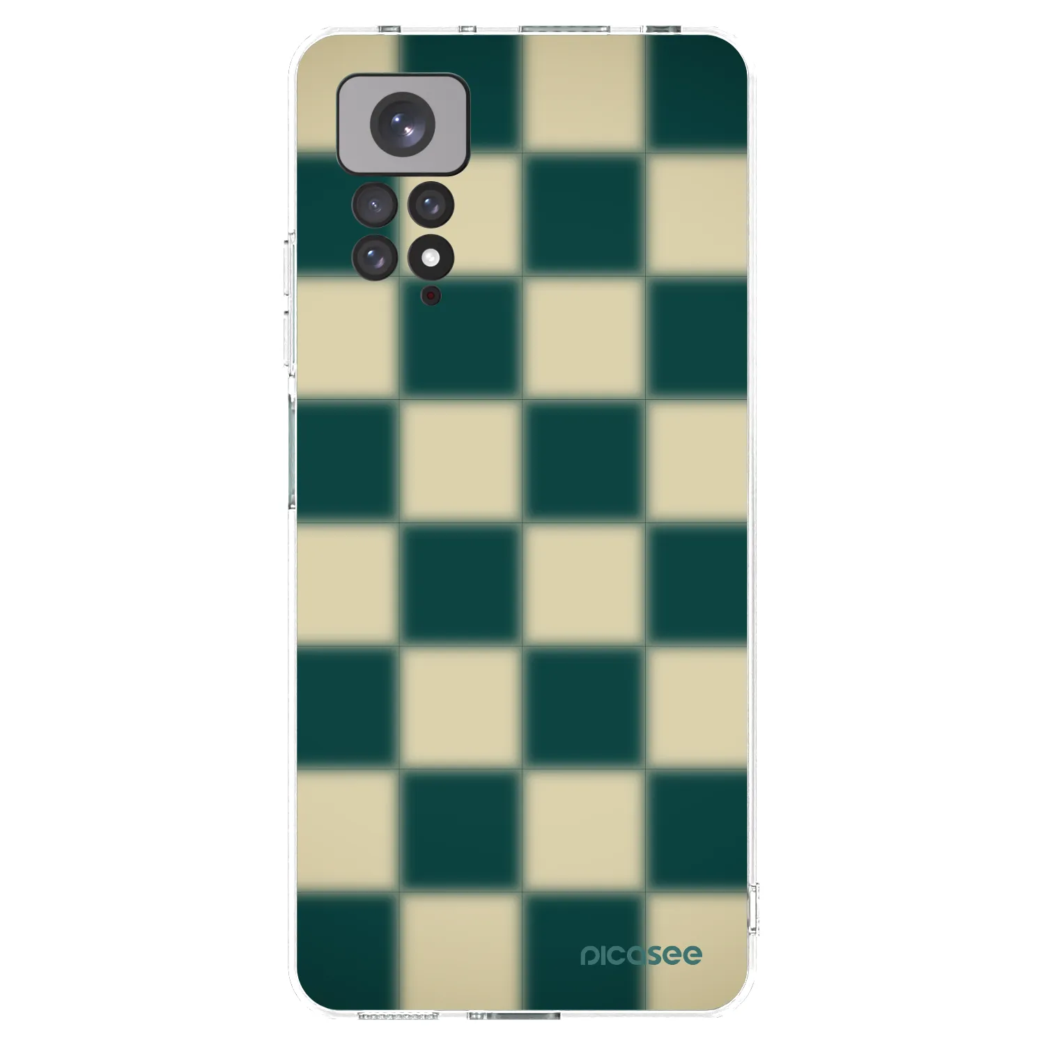 Picasee silikonový průhledný obal pro Xiaomi Redmi Note 11S 4G - Shadow Chess