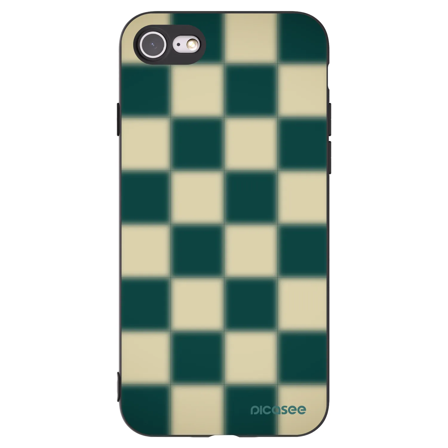 Picasee silikonový černý obal pro Apple iPhone SE 2022 - Shadow Chess