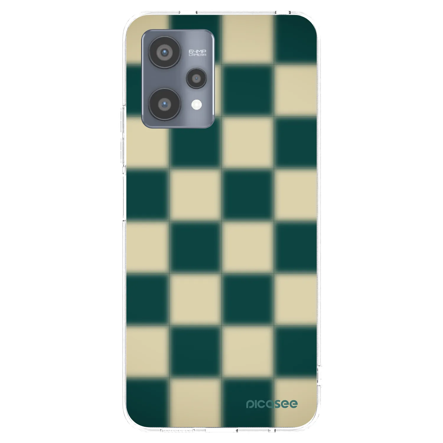 Picasee silikonový průhledný obal pro Realme 9 Pro 5G - Shadow Chess