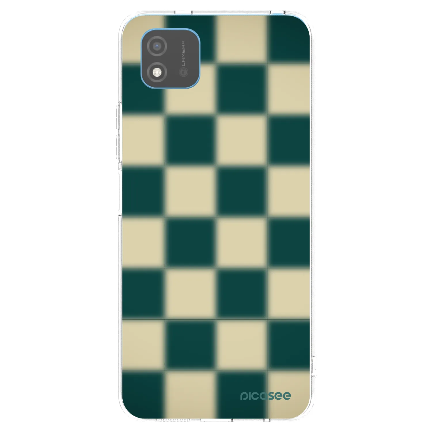 Picasee silikonový průhledný obal pro Realme C11 (2021) - Shadow Chess