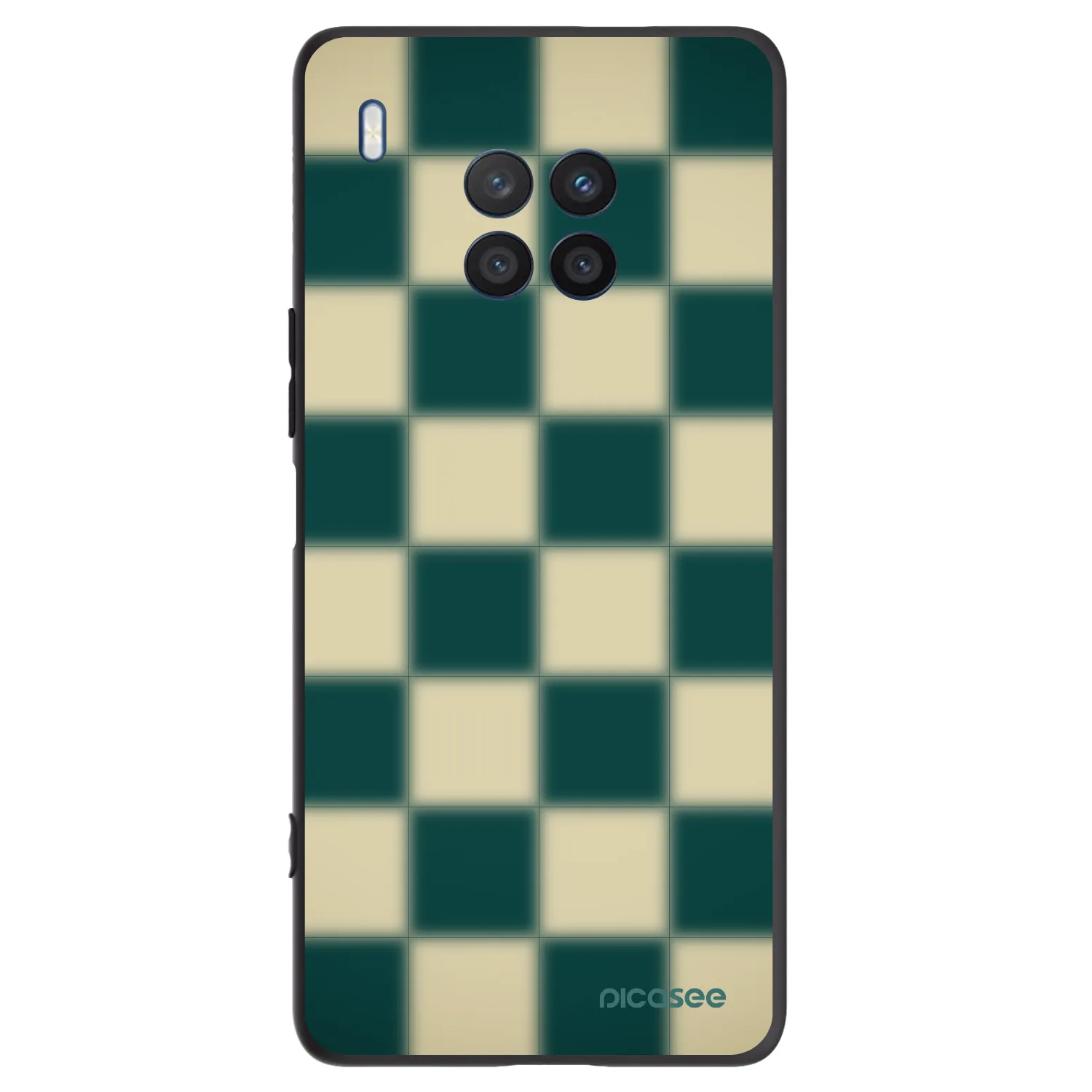 Picasee silikonový černý obal pro Honor 50 Lite - Shadow Chess