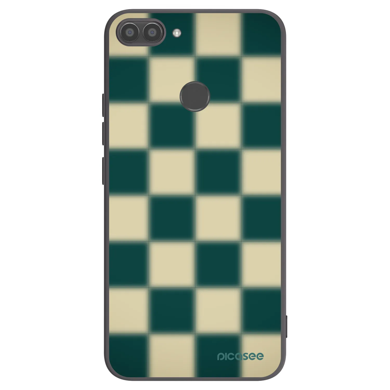 Picasee silikonový černý obal pro Huawei P Smart - Shadow Chess