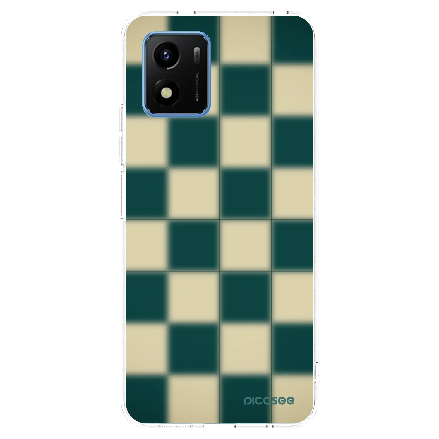 Picasee silikonový průhledný obal pro Vivo Y01 - Shadow Chess