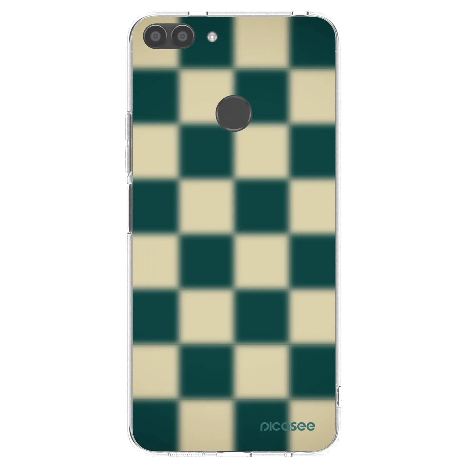 Picasee silikonový průhledný obal pro Huawei P Smart - Shadow Chess
