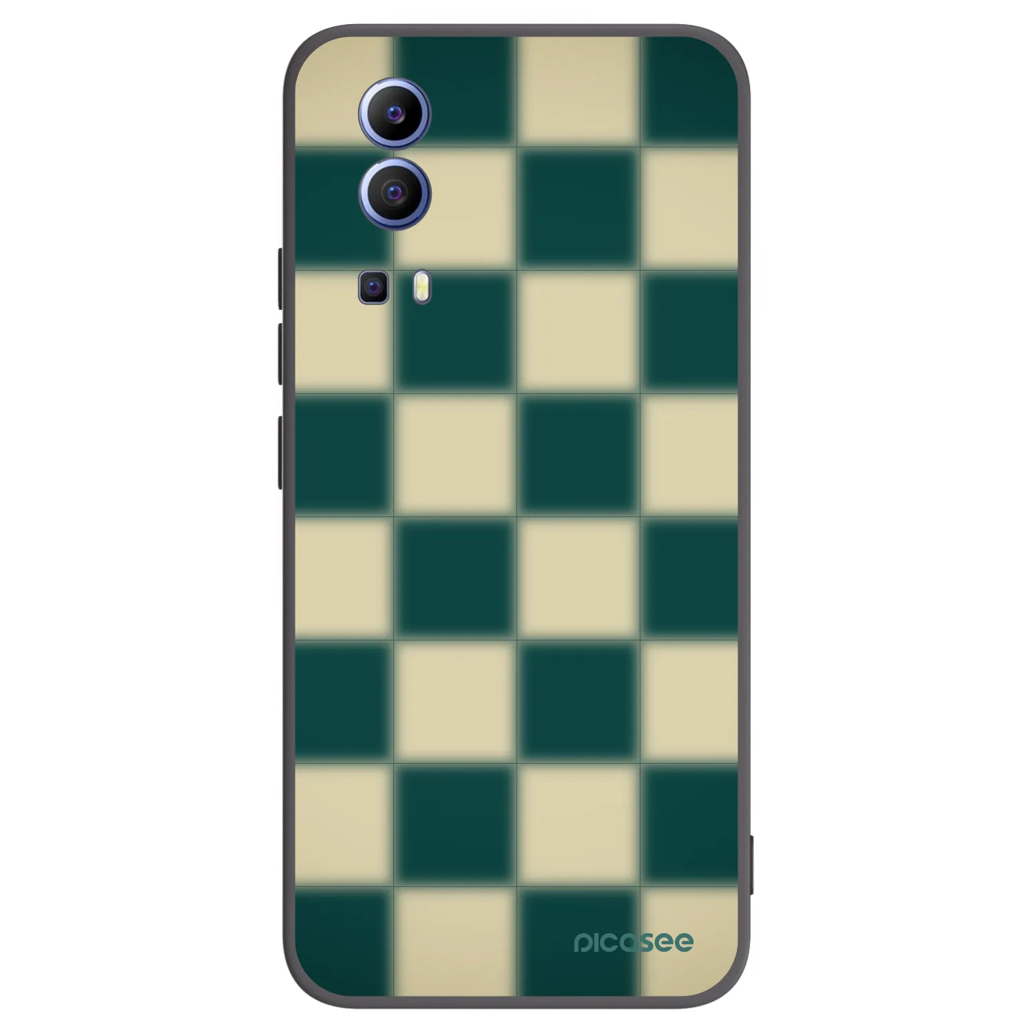 Picasee silikonový černý obal pro Vivo Y52 5G - Shadow Chess