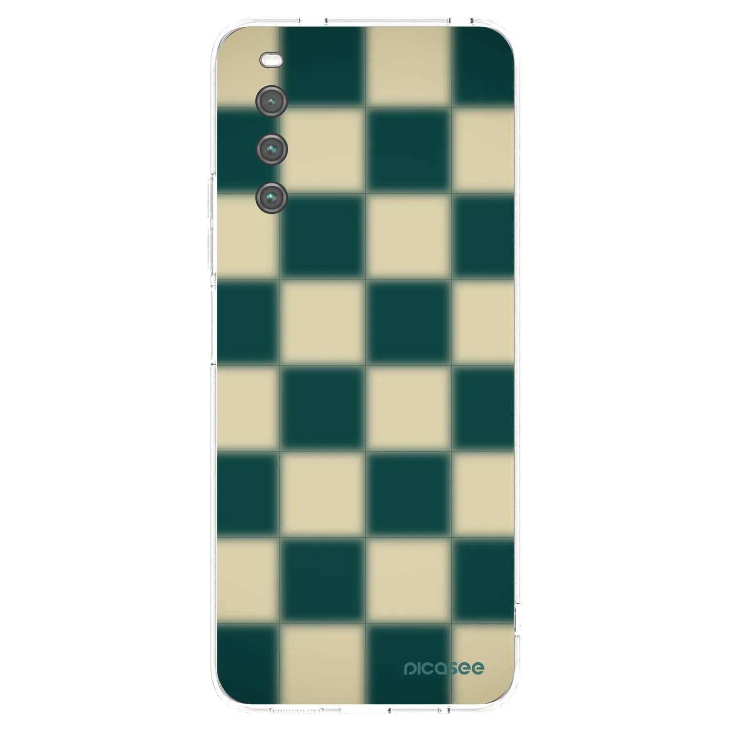 Picasee silikonový průhledný obal pro Sony Xperia 10 IV 5G - Shadow Chess