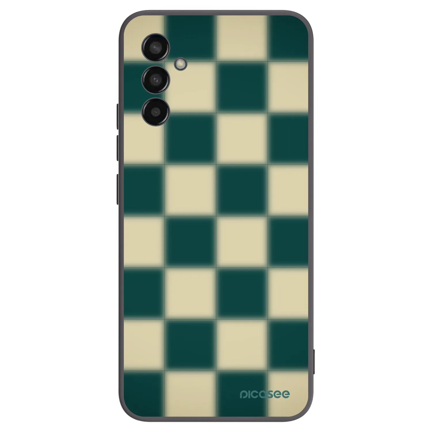 Picasee silikonový černý obal pro Samsung Galaxy M13 M135F - Shadow Chess