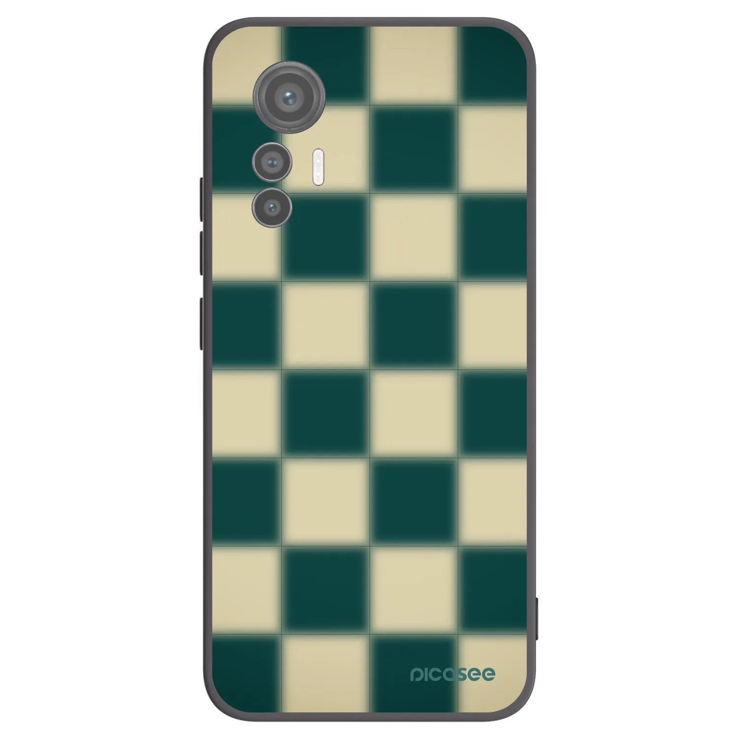 Picasee silikonový černý obal pro Xiaomi 12 Lite - Shadow Chess