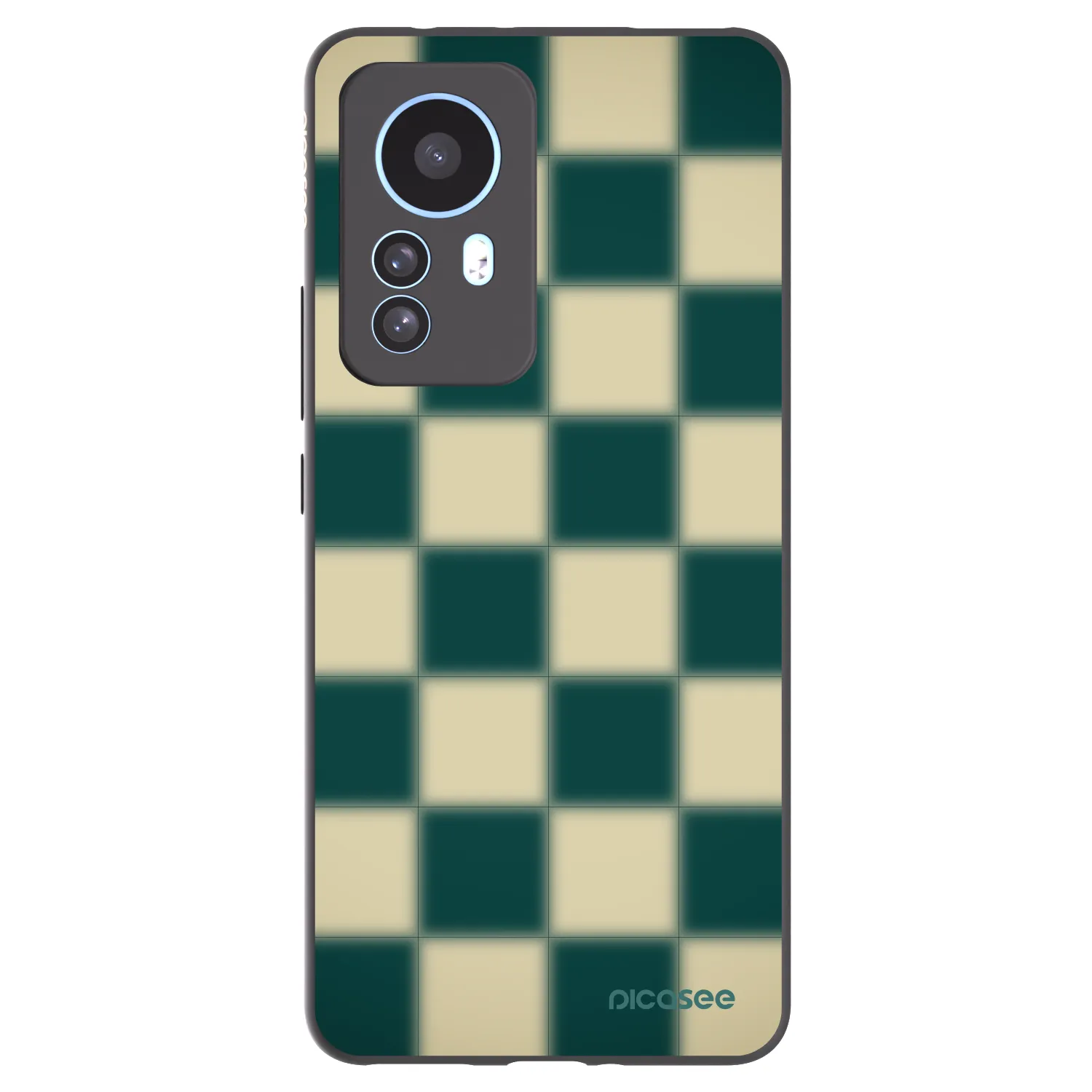 Picasee silikonový černý obal pro Xiaomi 12T Pro - Shadow Chess
