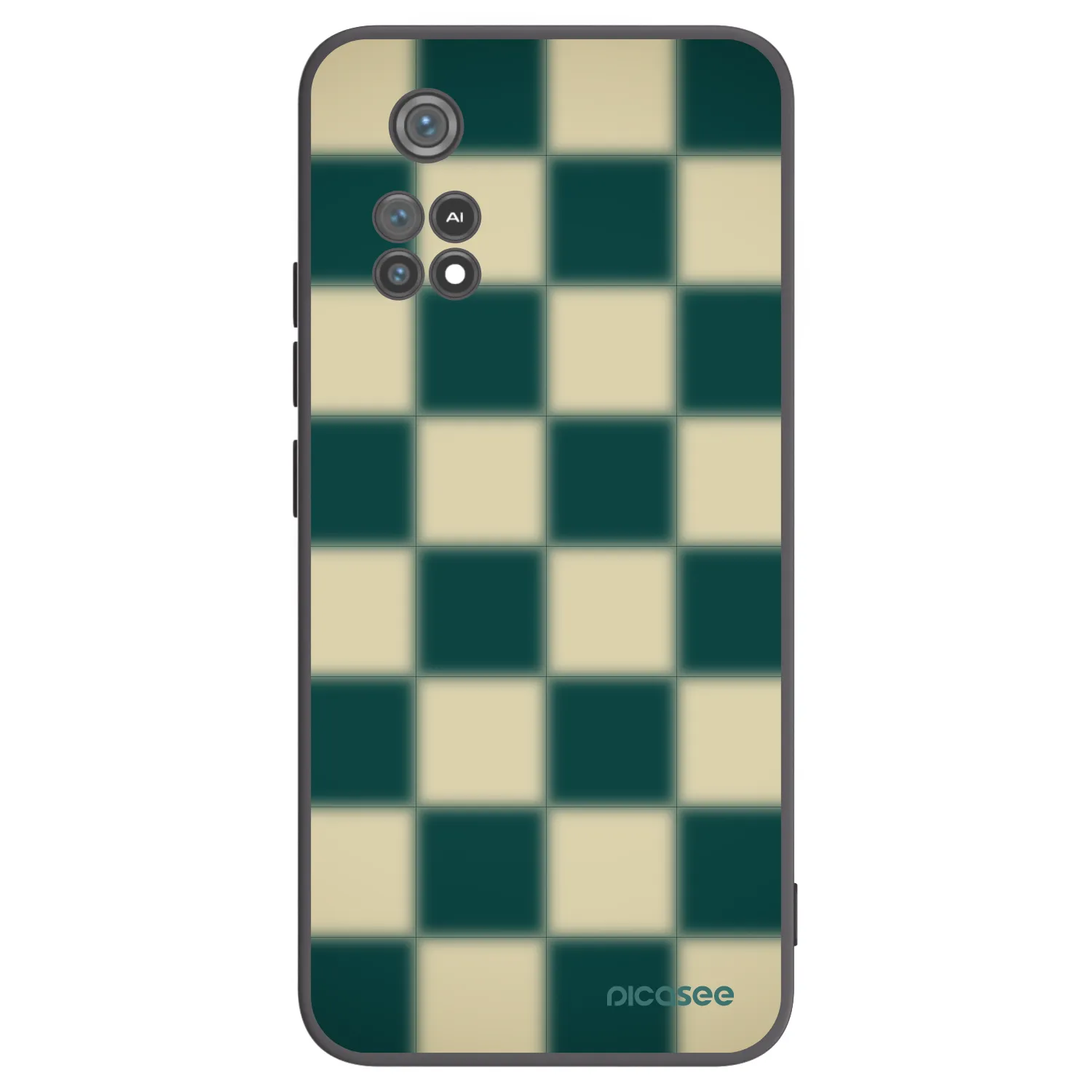 Picasee silikonový černý obal pro Xiaomi Poco M4 Pro - Shadow Chess