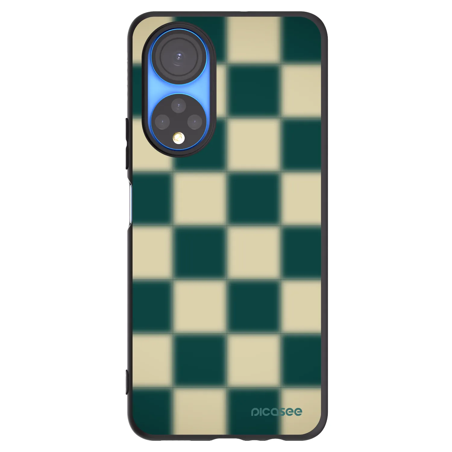Picasee silikonový černý obal pro Honor X7 - Shadow Chess