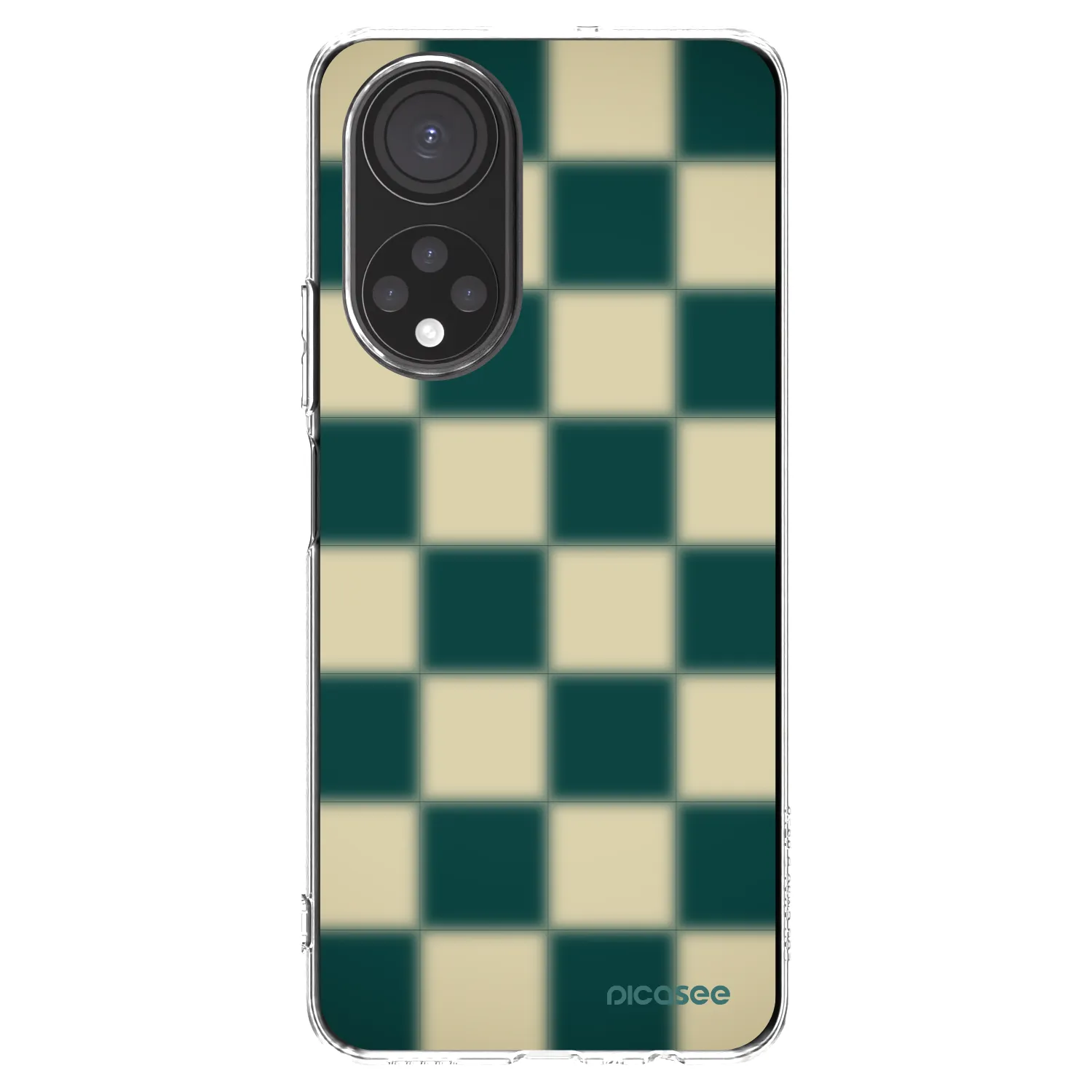 Picasee silikonový průhledný obal pro Honor X7 - Shadow Chess