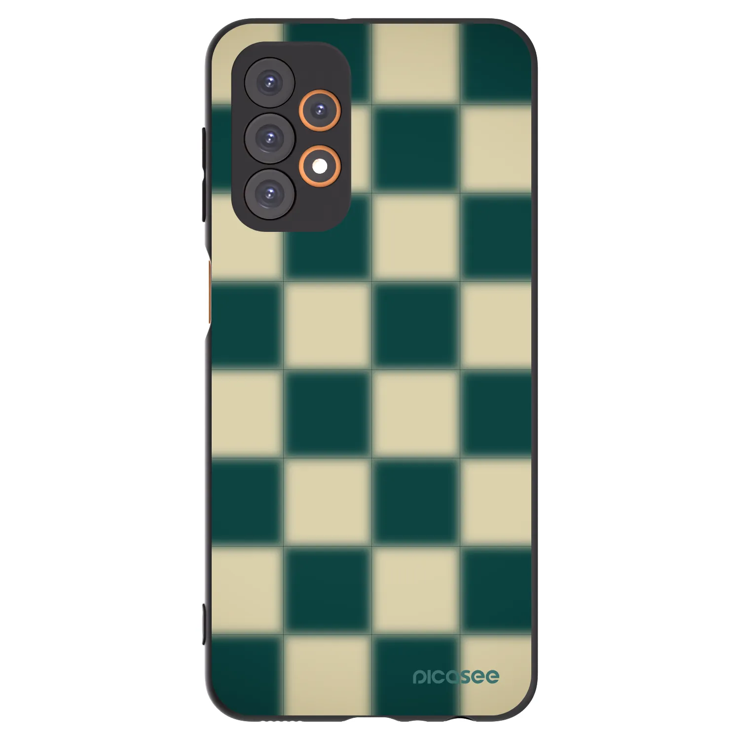 Picasee silikonový černý obal pro Samsung Galaxy A23 A236B 5G - Shadow Chess