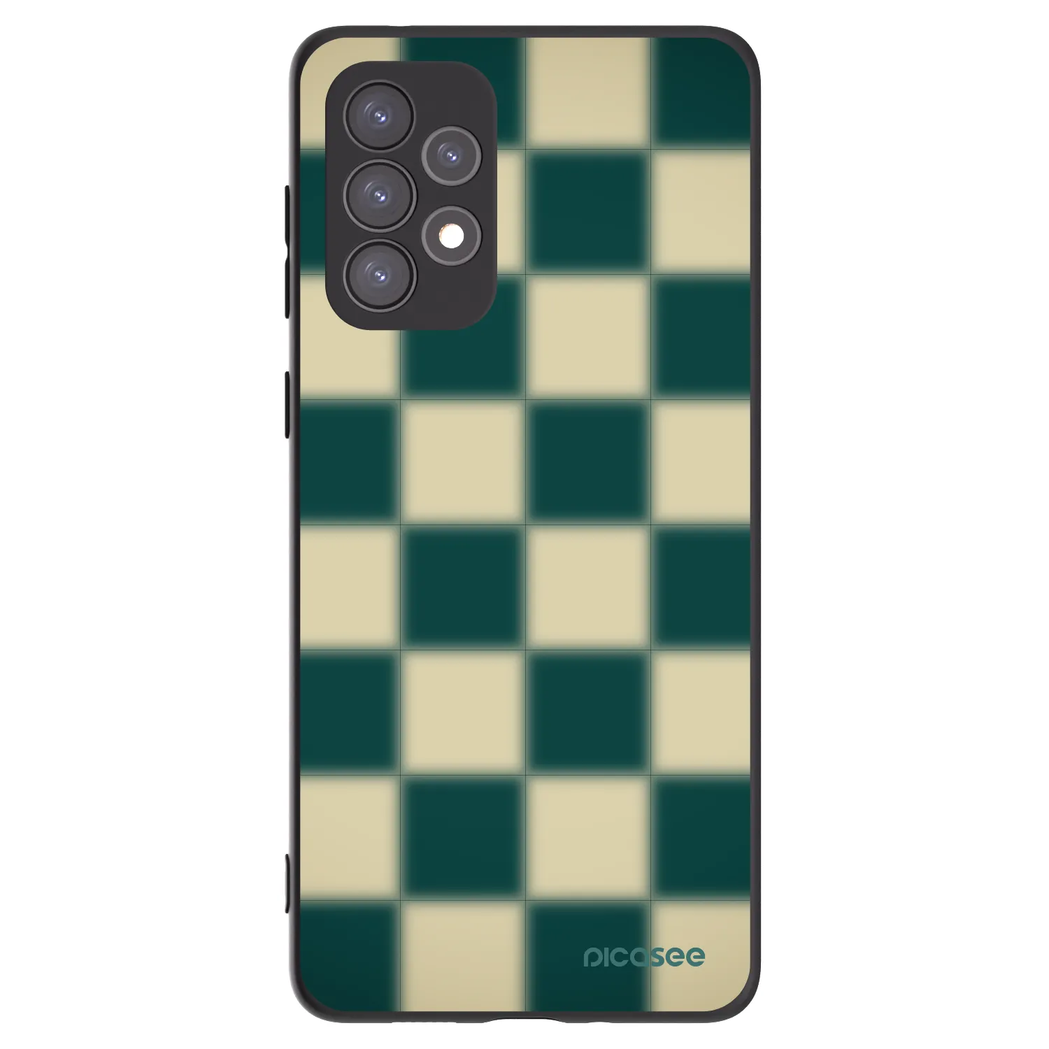 Picasee silikonový černý obal pro Samsung Galaxy A73 5G - Shadow Chess