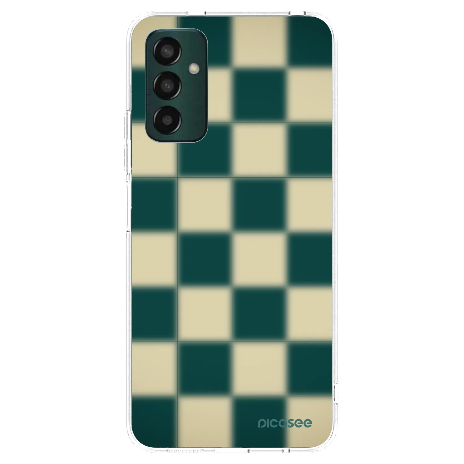 Picasee silikonový průhledný obal pro Samsung Galaxy M23 5G - Shadow Chess