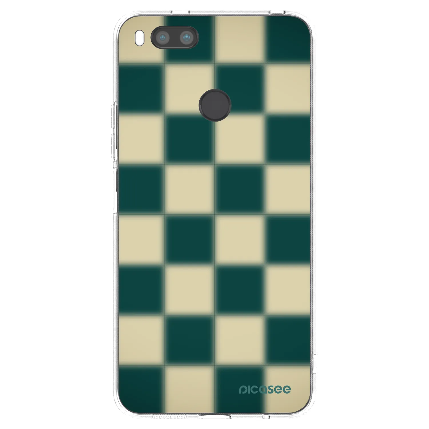 Picasee silikonový průhledný obal pro Xiaomi Redmi A1 - Shadow Chess
