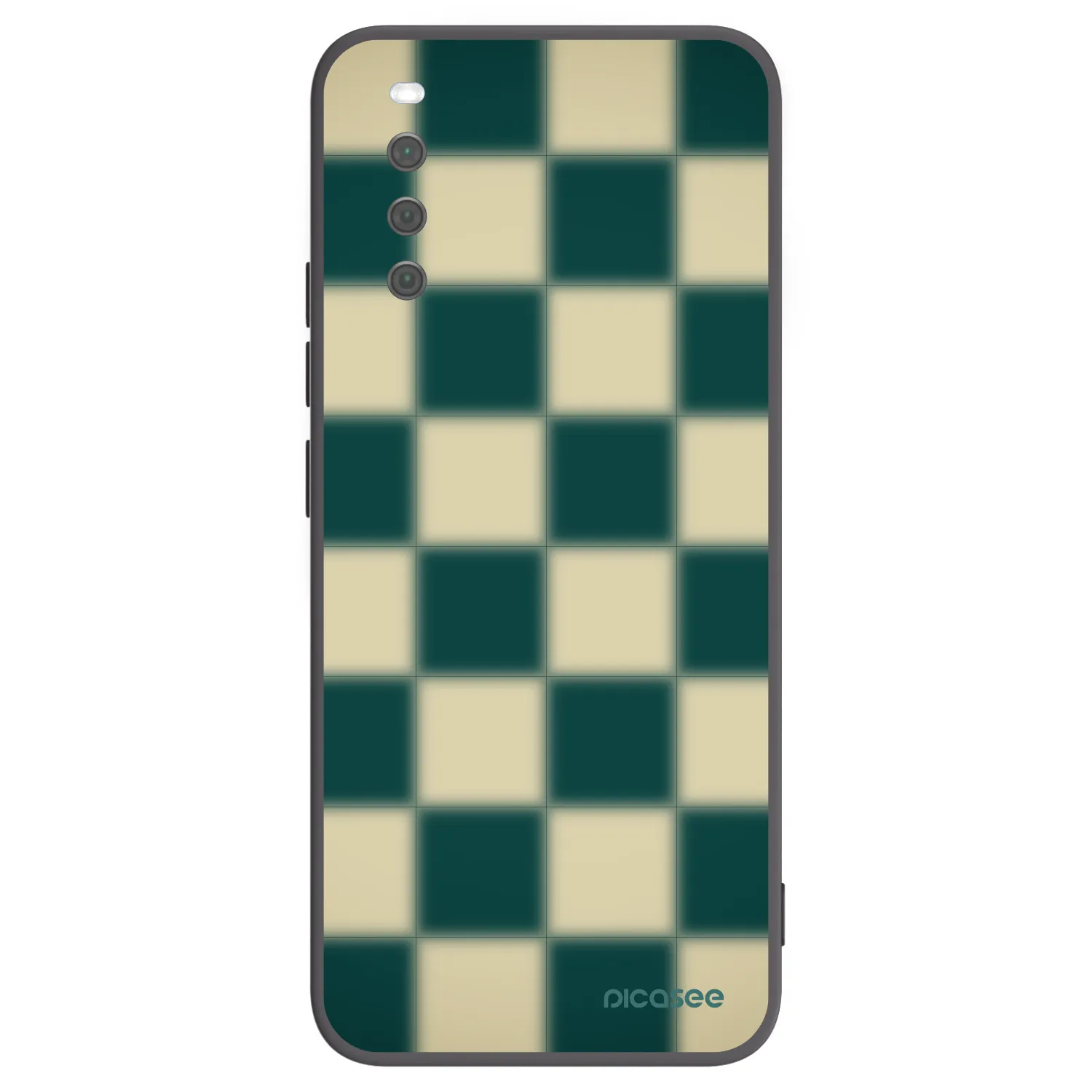 Picasee silikonový černý obal pro Sony Xperia 10 III - Shadow Chess