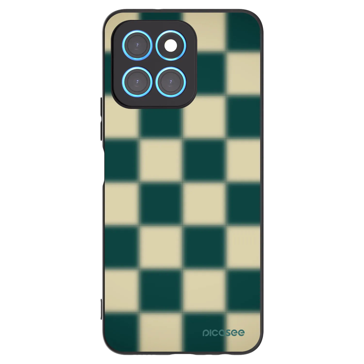 Picasee silikonový černý obal pro Honor X8 5G - Shadow Chess