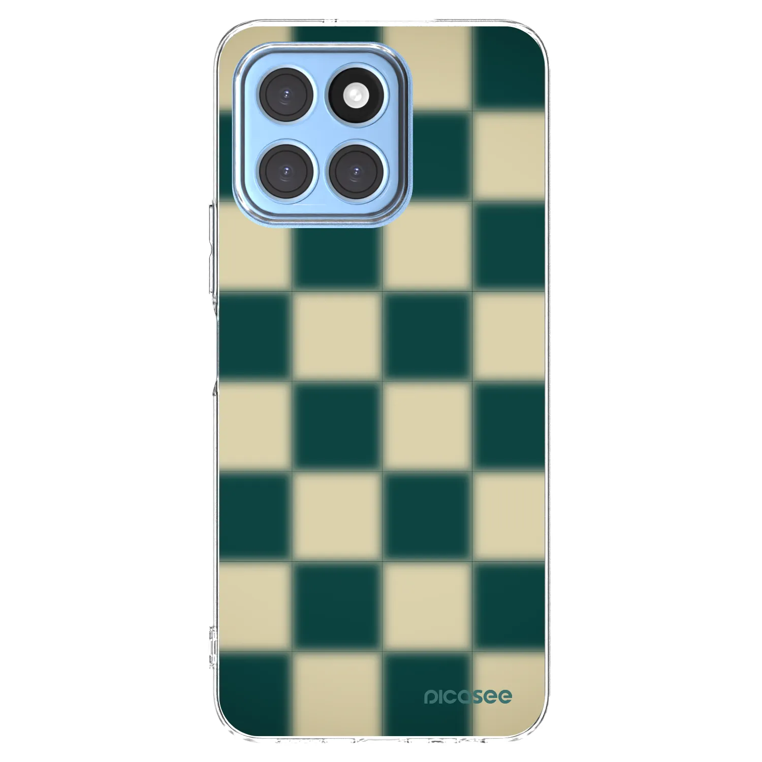 Picasee silikonový průhledný obal pro Honor X8 5G - Shadow Chess