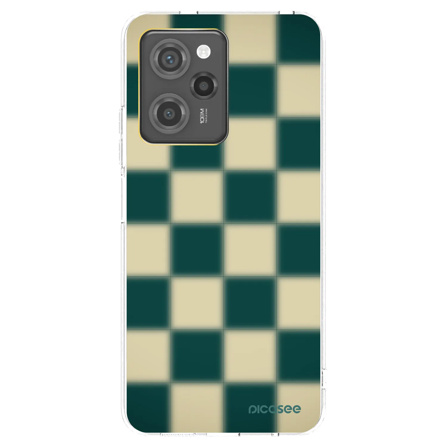 Picasee silikonový průhledný obal pro Xiaomi Poco X5 Pro - Shadow Chess