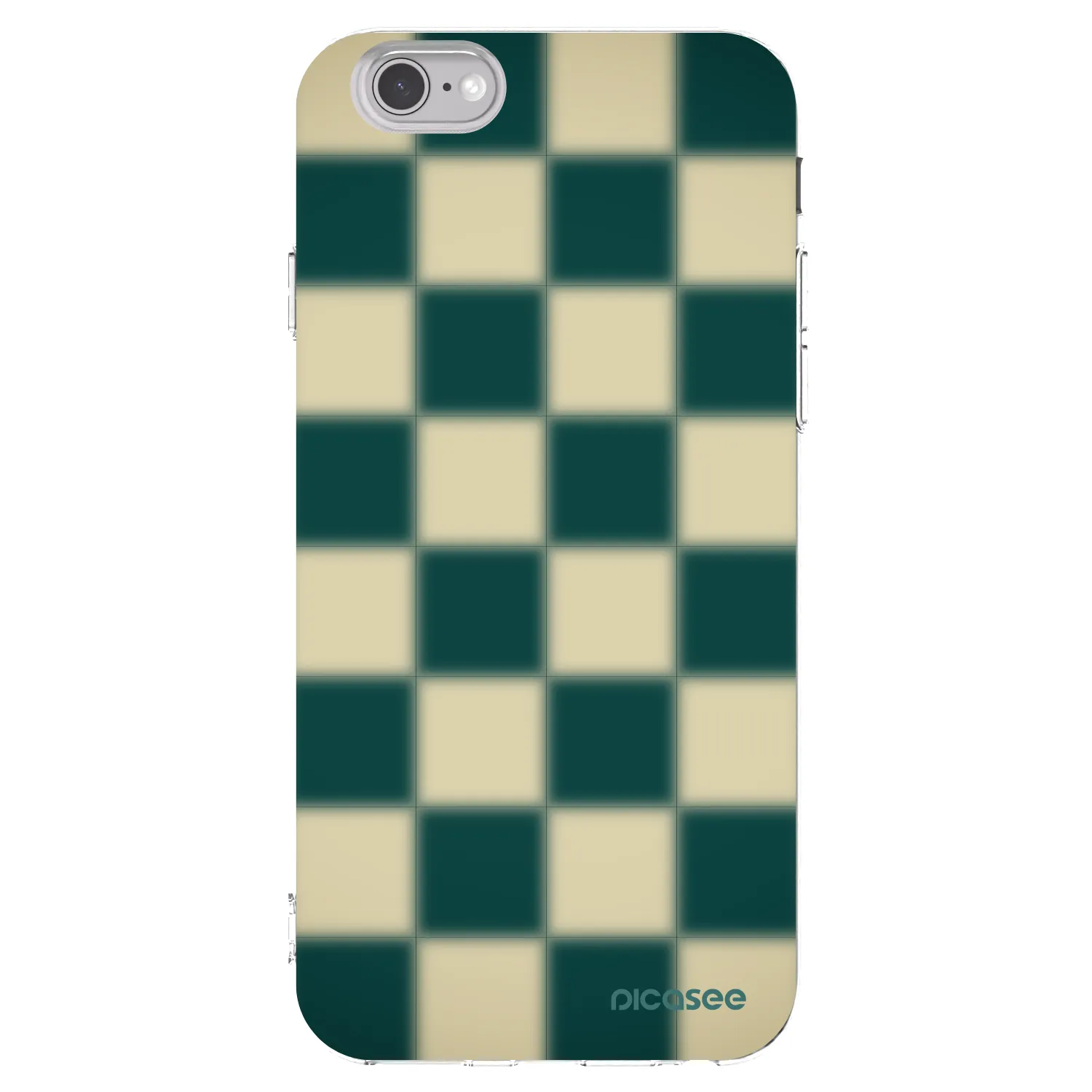 Picasee silikonový průhledný obal pro Apple iPhone 6/6S - Shadow Chess