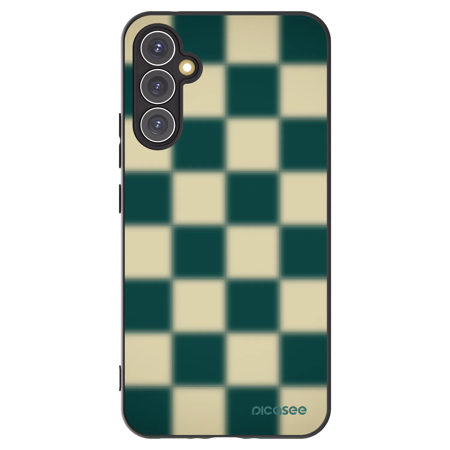 Picasee silikonový černý obal pro Samsung Galaxy A34 5G A346B - Shadow Chess