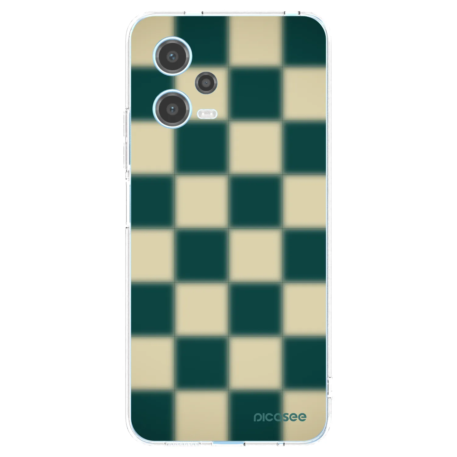 Picasee silikonový průhledný obal pro Xiaomi Redmi Note 12 5G - Shadow Chess