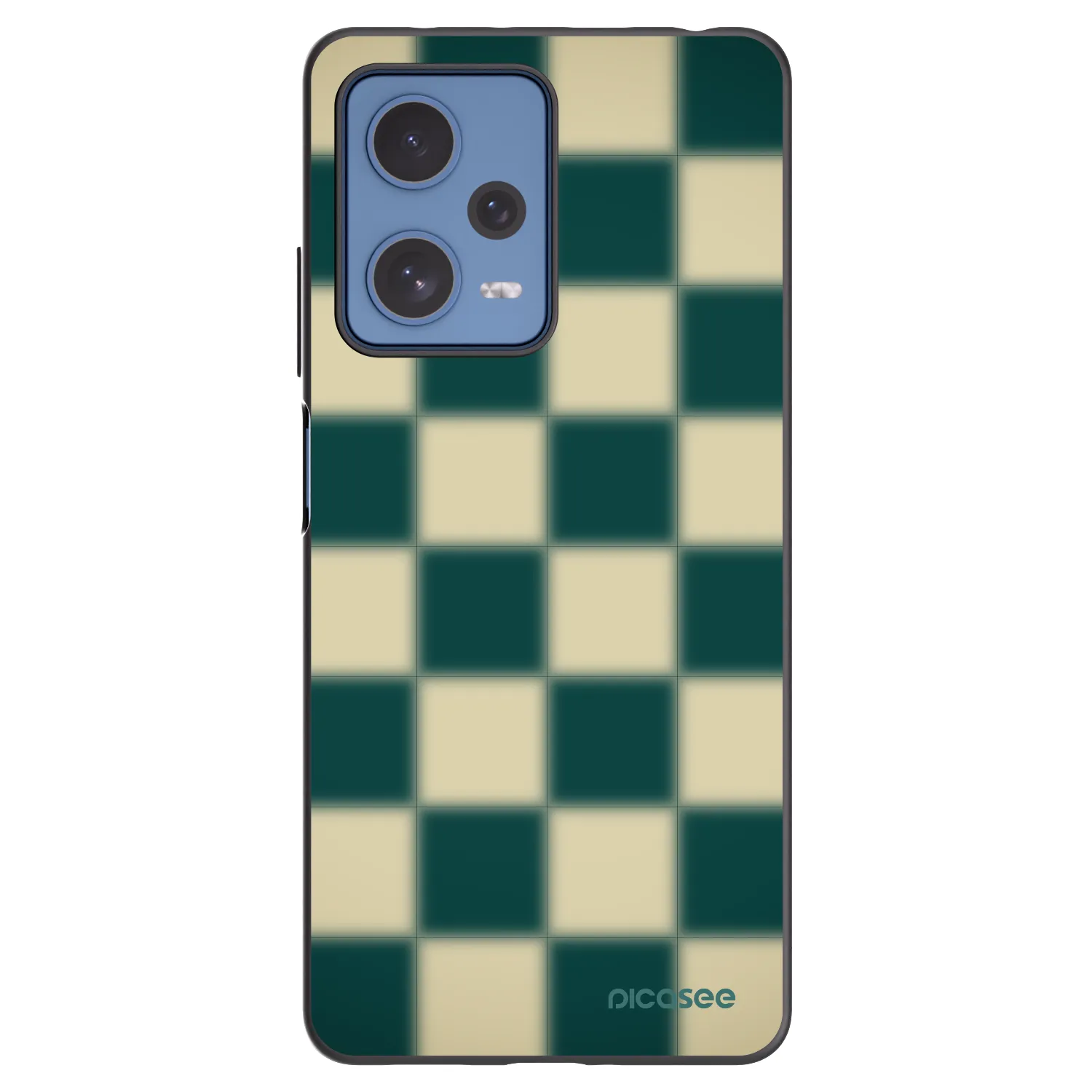 Picasee silikonový černý obal pro Xiaomi Redmi Note 12 Pro 5G - Shadow Chess