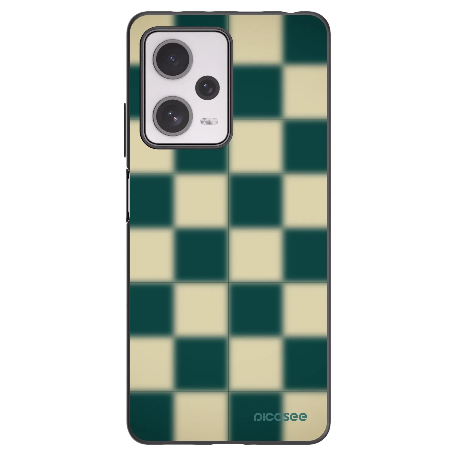Picasee silikonový černý obal pro Xiaomi Redmi Note 12 Pro+ 5G - Shadow Chess